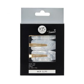 XoBeauty Crease Free Hair Clips She's Icey 4 Pack