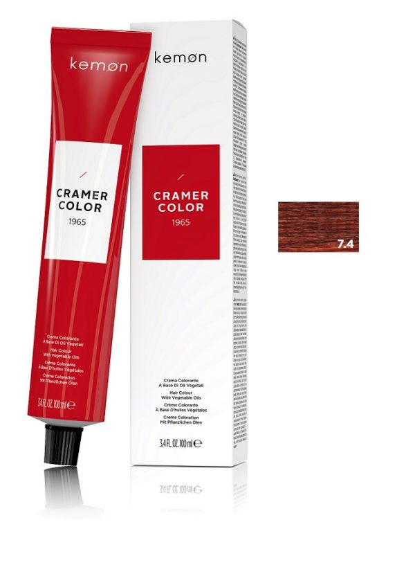 Kemon Cramer Color 7.4 Copper Blonde 100ml