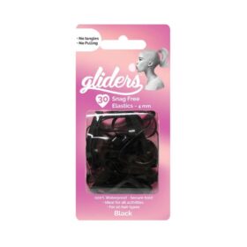 Freestyle Snag Free Hair Elastics 4mm Black 30 Pack