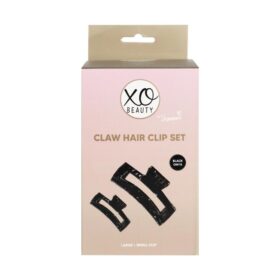 XoBeauty Claw Hair Clip Set Black Onyx