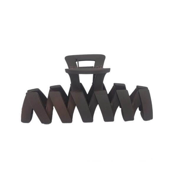 Claw Clip - Geometric Mocha