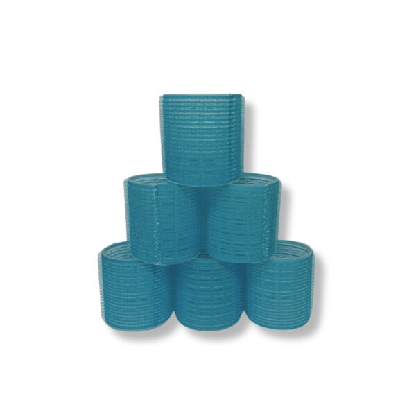 Velcro Rollers Light Blue Pk 6 57mm