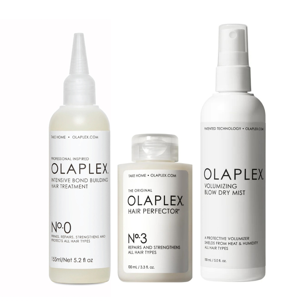 Olaplex No.0, No.3 & Volumizing Mist Trio