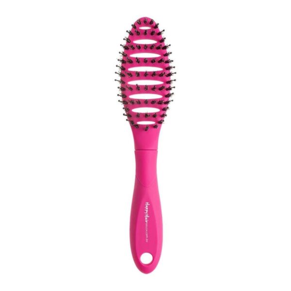 Happy Hair Brush Mini - Fuchsia