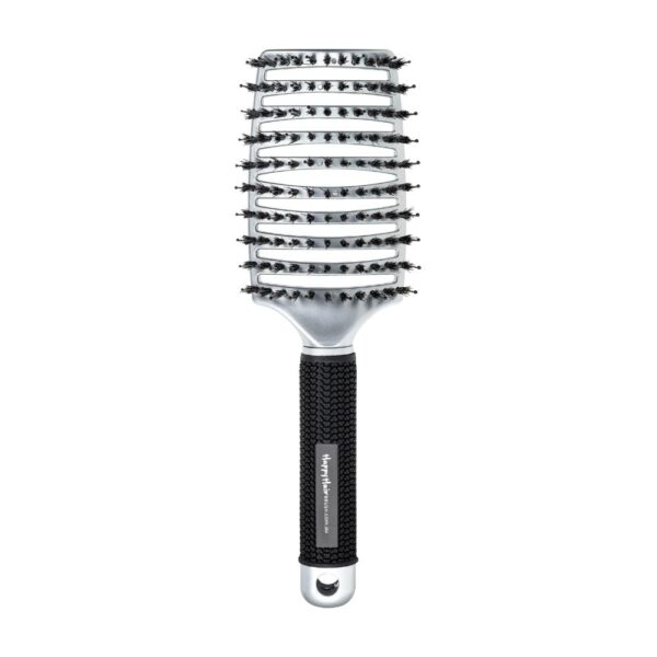 Happy Hair Brush Original Paddle - Silver