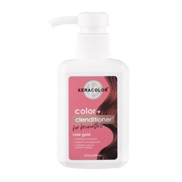 Keracolor Clenditioner Rose Gold for Brunettes 355ml