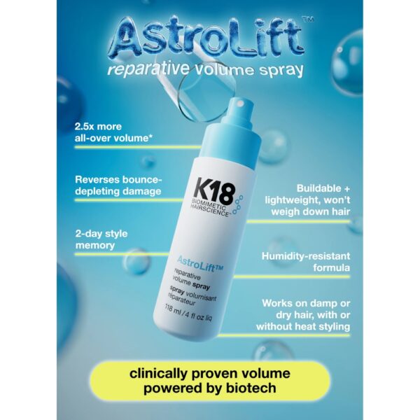 K18 AstroLift Reparative Volume Spray 118ml - Image 3