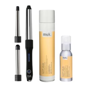 Muk Hair Curl, Smooth & Hold (Curling Wand) Bundle